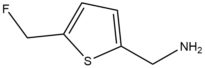 (5-(fluoromethyl)thiophen-2-yl)methanamine Structure