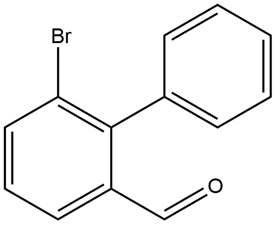 6-Bromo[1,1'-biphenyl]-2-carboxaldehyde Structure