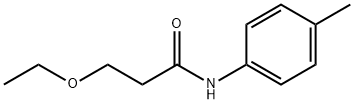 Propanamide, 3-ethoxy-N-(4-methylphenyl)- Structure