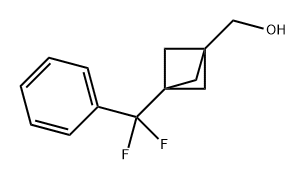 Bicyclo[1.1.1]pentane-1-methanol, 3-(difluorophenylmethyl)- 구조식 이미지