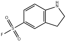 2,3-dihydro-1H-indole-5-sulfonyl fluoride 구조식 이미지