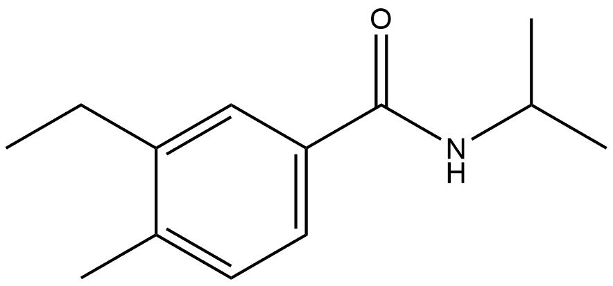 3-Ethyl-4-methyl-N-(1-methylethyl)benzamide Structure