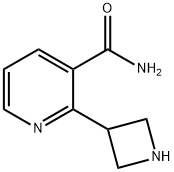 3-Pyridinecarboxamide, 2-(3-azetidinyl)- Structure