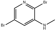 3-Pyridinamine, 2,5-dibromo-N-methyl- Structure