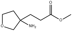 3-Furanpropanoic acid, 3-aminotetrahydro-, methyl ester Structure