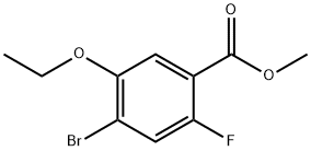 methyl 4-bromo-5-ethoxy-2-fluorobenzoate 구조식 이미지