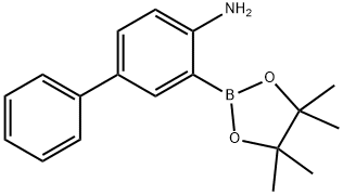 [1,1'-Biphenyl]-4-amine, 3-(4,4,5,5-tetramethyl-1,3,2-dioxaborolan-2-yl)- 구조식 이미지