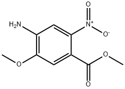 Benzoic acid, 4-amino-5-methoxy-2-nitro-, methyl ester Structure