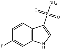 6-Fluoro-1H-indole-3-sulfonamide Structure