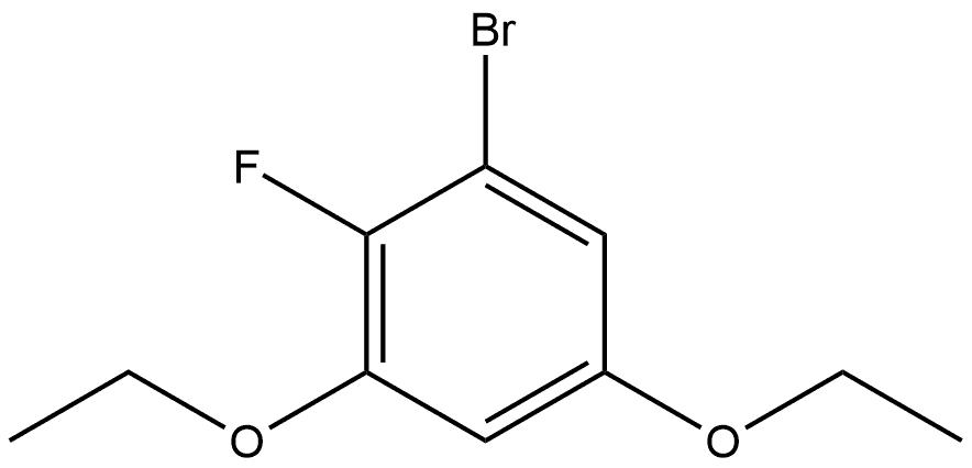 1-Bromo-3,5-diethoxy-2-fluorobenzene Structure