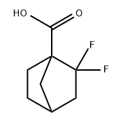 Bicyclo[2.2.1]heptane-1-carboxylic acid, 2,2-difluoro- Structure