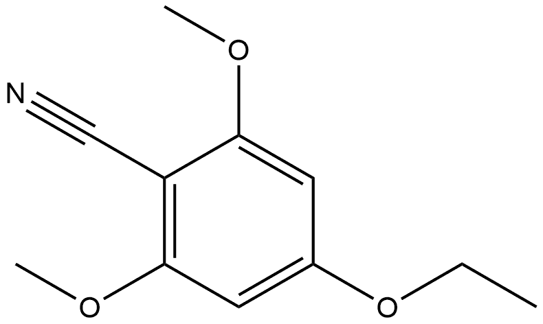 4-Ethoxy-2,6-dimethoxybenzonitrile Structure