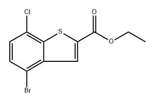 ethyl 4-bromo-7-chlorobenzo[b]thiophene-2-carboxylate Structure