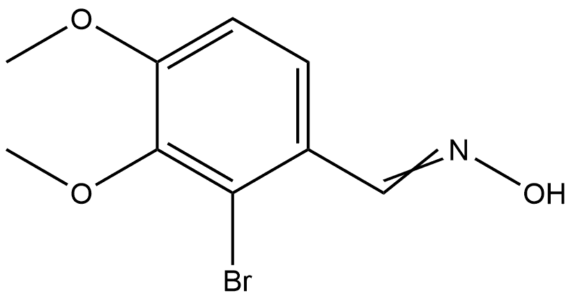 2-Bromo-3,4-dimethoxybenzaldehyde oxime Structure