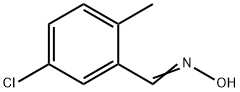 (E)-5-chloro-2-methylbenzaldehyde oxime Structure