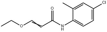 2-Propenamide, N-(4-chloro-2-methylphenyl)-3-ethoxy- 구조식 이미지