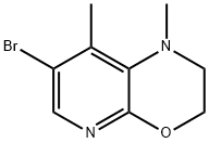 7-Bromo-2,3-dihydro-1,8-dimethyl-1H-pyrido[2,3-b][1,4]oxazine Structure