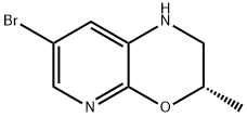 1H-Pyrido[2,3-b][1,4]oxazine, 7-bromo-2,3-dihydro-3-methyl-, (3S)- Structure