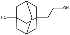 Tricyclo[3.3.1.13,7]decane-1-ethanol, 3-hydroxy- Structure