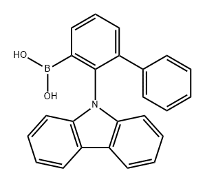 Boronic acid, B-[2-(9H-carbazol-9-yl)[1,1'-biphenyl]-3-yl]- 구조식 이미지