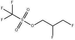 Methanesulfonic acid, 1,1,1-trifluoro-, 2,3-difluoropropyl ester 구조식 이미지