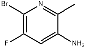 3-Pyridinamine, 6-bromo-5-fluoro-2-methyl- Structure