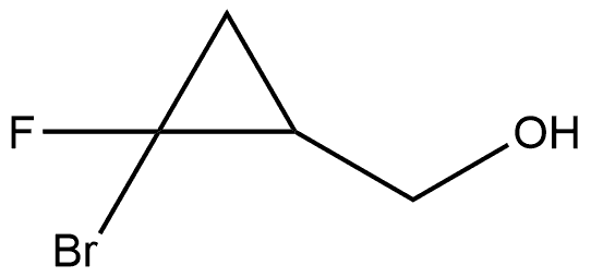 (2-Bromo-2-fluoro-cyclopropyl)-methanol Structure