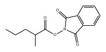 Pentanoic acid, 2-methyl-, 1,3-dihydro-1,3-dioxo-2H-isoindol-2-yl ester 구조식 이미지