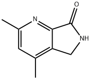 7H-Pyrrolo[3,4-b]pyridin-7-one, 5,6-dihydro-2,4-dimethyl- Structure