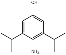 Phenol, 4-amino-3,5-bis(1-methylethyl)- Structure