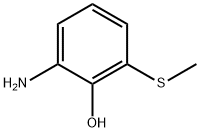 Phenol, 2-amino-6-(methylthio)- Structure