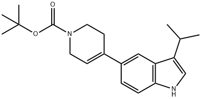 tert-butyl 4-(3-isopropyl-1H-indol-5-yl)-3,6-dihydropyridine-1(2H)-carboxylate Structure