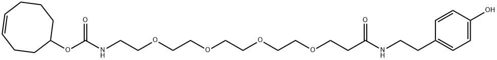 (4E)-TCO-PEG4-NH-CH2CH2-4-Phenol Structure