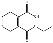 2H-Pyran-3,4-dicarboxylic acid, 5,6-dihydro-, 3-ethyl ester Structure