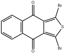 1,3-dibromonaphtho[2,3-c]thiophene-4,9-dione 구조식 이미지