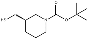 tert-butyl (3S)-3-(sulfanylmethyl)piperidine-1-carboxylate Structure