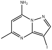 3-iodo-5-methylpyrazolo[1,5-a]pyrimidin-7-amine Structure