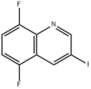 5.8- difluoro-3-iodoquinoline Structure