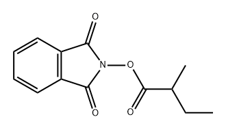 1,3-Dioxoisoindolin-2-yl 2-methylbutanoate 구조식 이미지