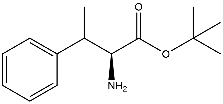 Phenylalanine, β-methyl-, 1,1-dimethylethyl ester 구조식 이미지