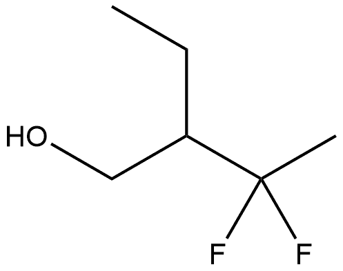 2-Ethyl-3,3-difluoro-1-butanol 구조식 이미지