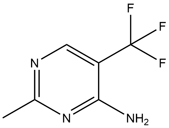 2-Methyl-5-(trifluoromethyl)-4-pyrimidinamine 구조식 이미지