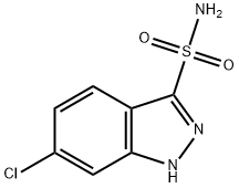 6-chloro-1H-indazole-3-sulfonamide Structure