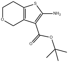 tert-butyl 2-amino-4H,6H,7H-thieno[3,2-c]pyran-3-carboxylate Structure