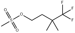 4,4,4-trifluoro-3,3-dimethylbutyl methanesulfonate Structure