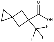 Spiro[2.3]?hexane-?5-?carboxylic acid, 5-?(trifluoromethyl)?- Structure