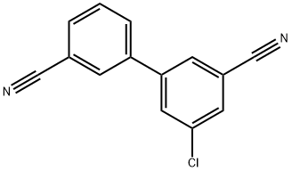 5-chloro-[1,1'-Biphenyl]-3,3'-dicarbonitrile Structure