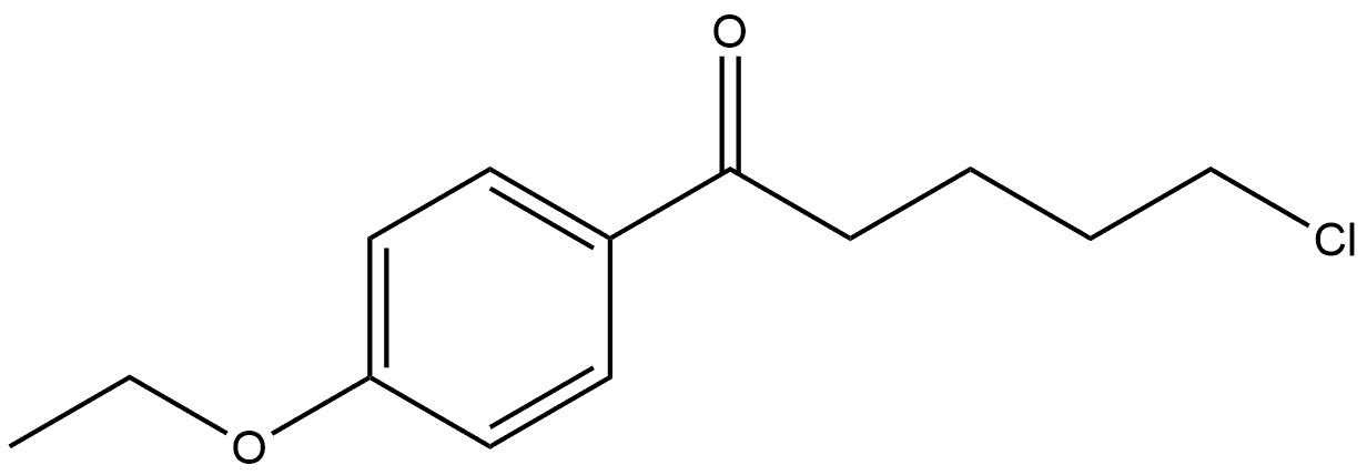 5-Chloro-1-(4-ethoxyphenyl)-1-pentanone Structure