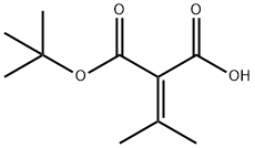 2-[(tert-Butoxy)carbonyl]-3-methylbut-2-enoic acid Structure