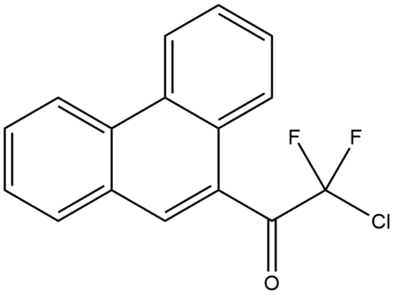 2-Chloro-2,2-difluoro-1-(9-phenanthrenyl)ethanone Structure